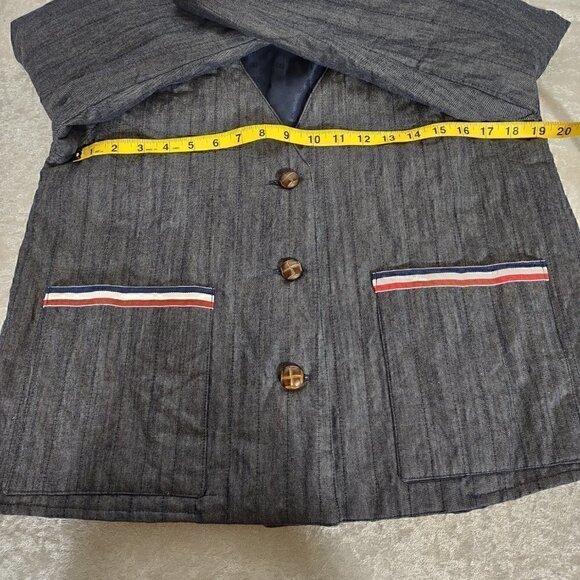 Salon De Magni Blue Blazer (Denim) Jacket See Pictures For Size Estimate - Picture 13 of 14